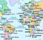 Carte des états du monde